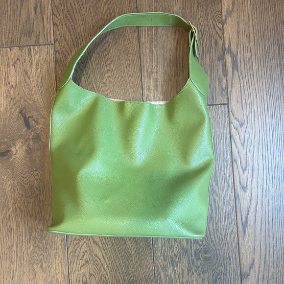 Lime Green Hobo Bag - Picture 1 of 5